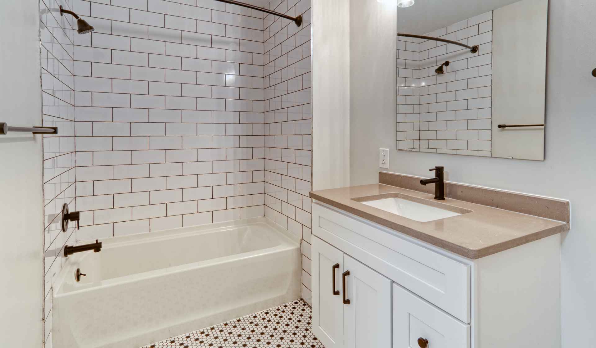 Renovated bathrooms with premium finishes are available for upgrade. Ask the leasing team for more details.