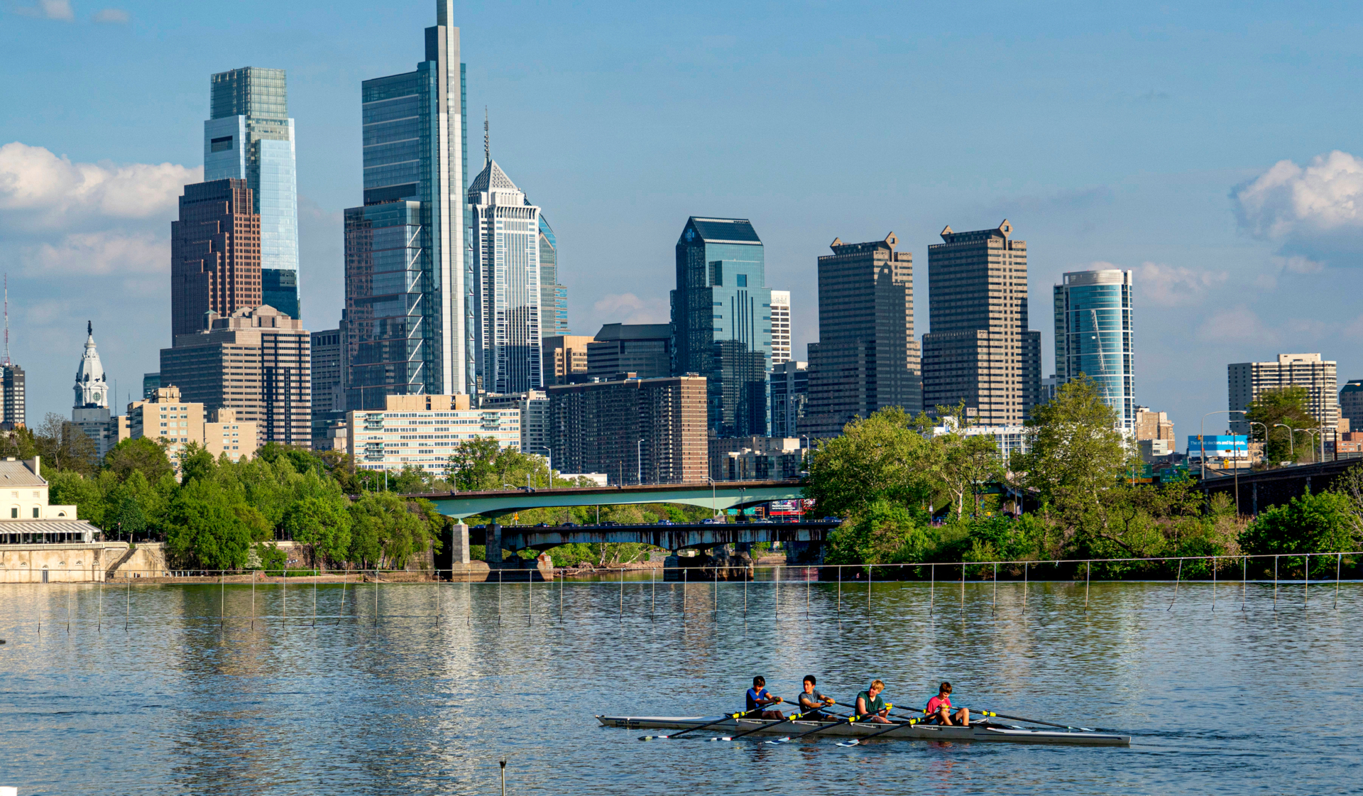 Located near the bank of the Schuylkill River
